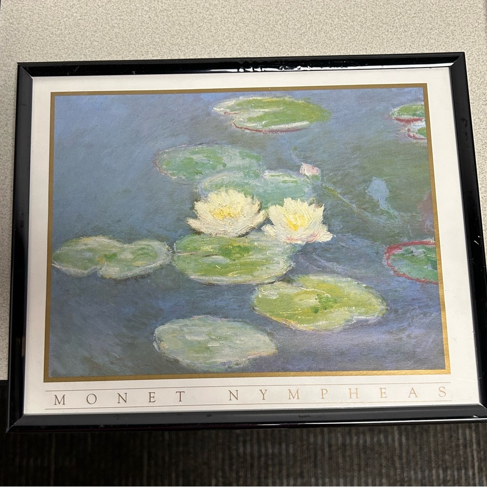 Monet Nympheas Water Lilies Framed Print